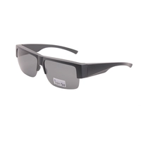Your Own Logo Wear Over Prescription Glasses Sun Shield Fit Over Sunglasses with Polarized Lenses